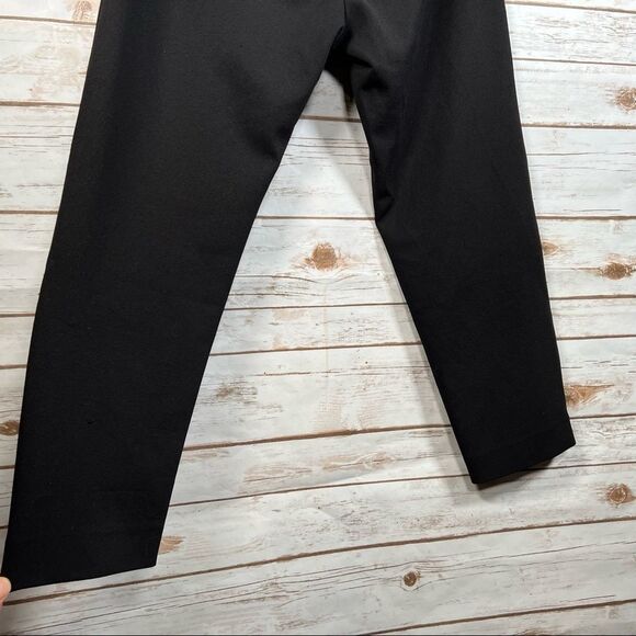 🎇TOP Man Black Skinny Cropped Trousers Size 32 - Picture 8 of 13